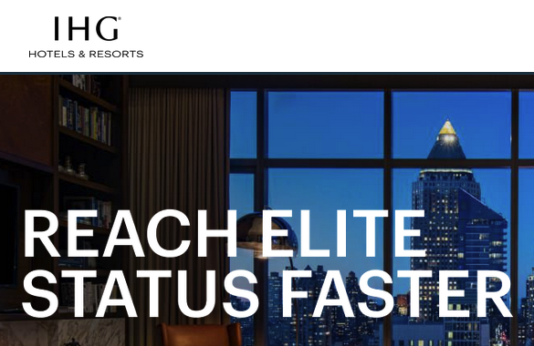 IHG One Rewards Fast Track to Elite Status