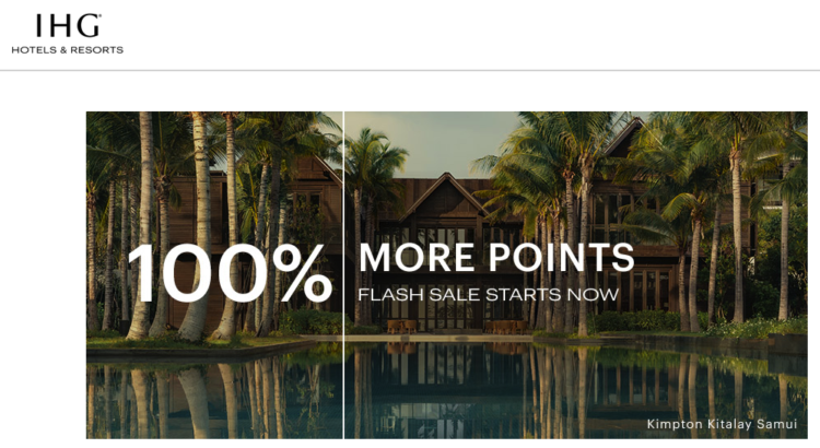 Buy IHG One Rewards Points 100% bonus