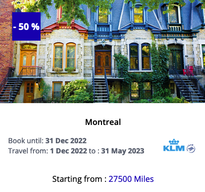 50% off Montreal