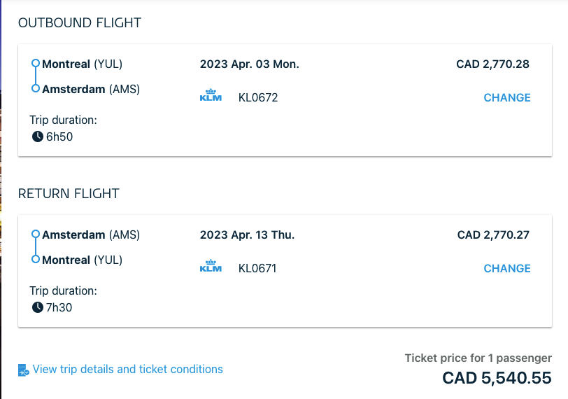 a screen shot of a flight ticket