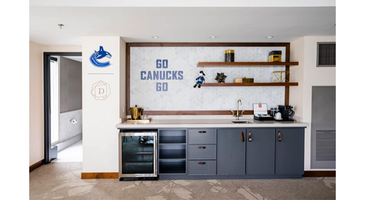Canucks Fan Cave at the DOUGLAS