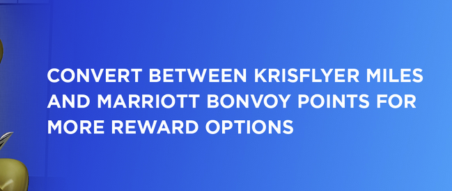 KrisFlyer to Bonvov conversion