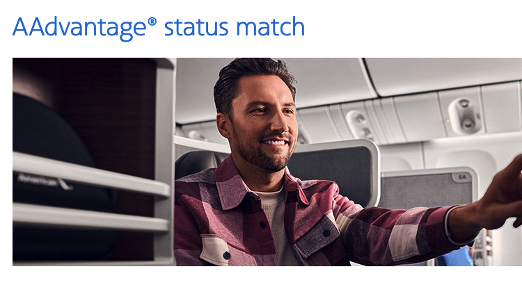 American AAdvantage Status Match