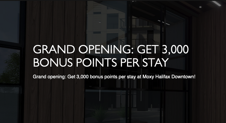 Moxy Halifax Downtown Grand Opening Offer 3 000 Bonus Bonvoy Points   Moxyhalifax3000 