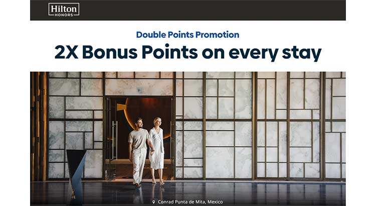 Hilton Honors 2x points